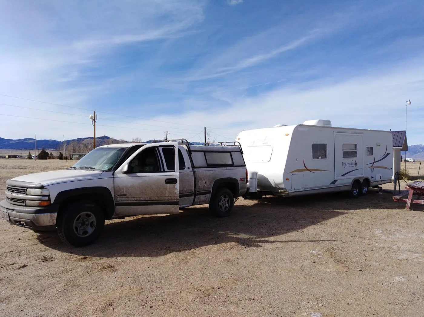 The early truck and camper journey